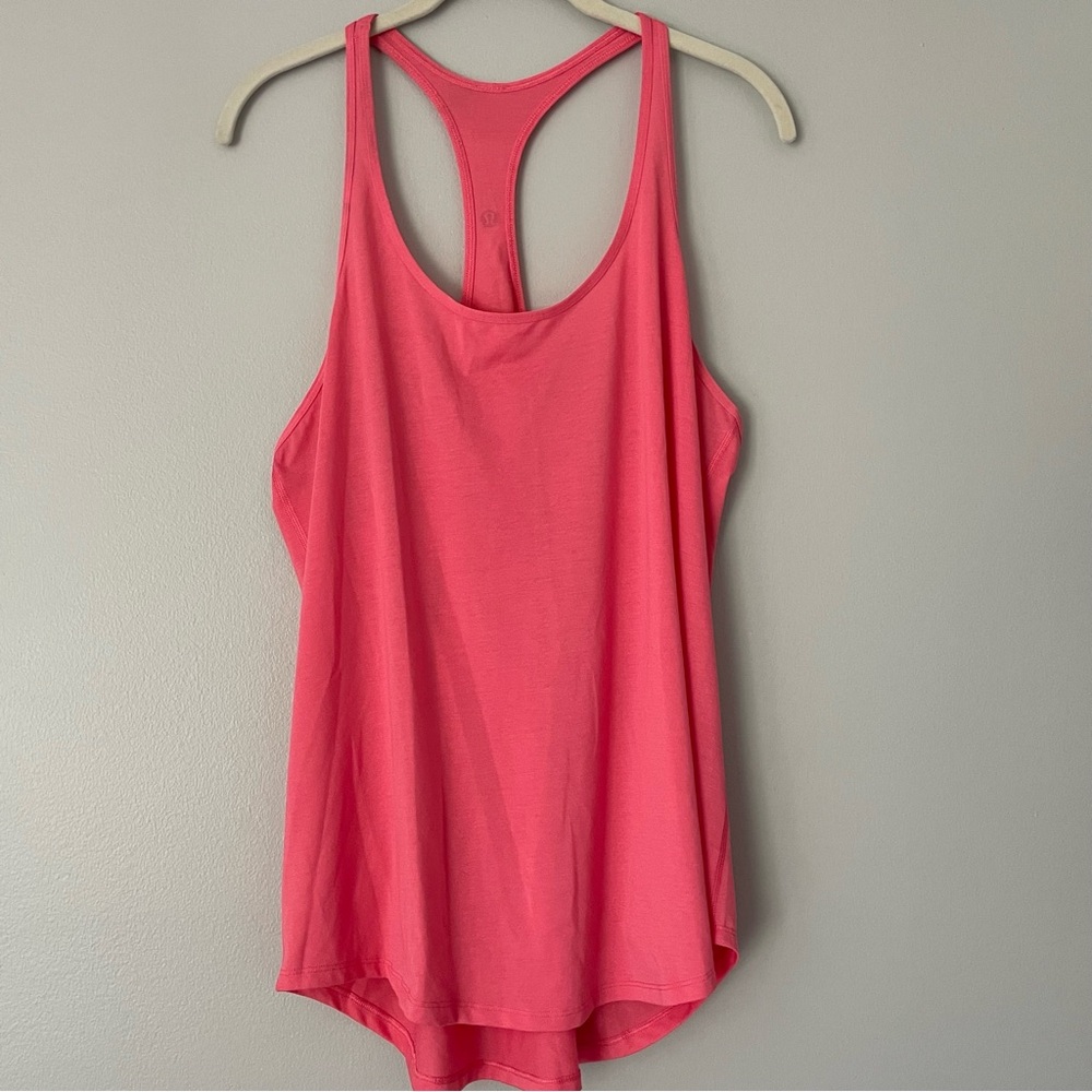Lululuemon Coral Pink Racerback Tank Top